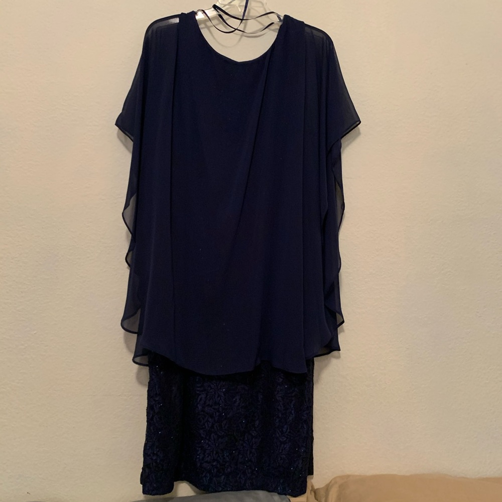 Jessica Howard Navy Blue Dress